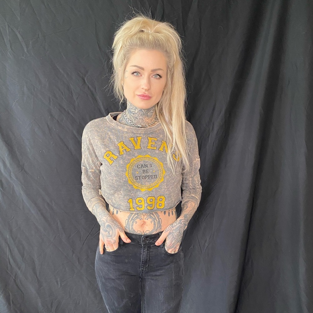 Crop Crewneck Sweatshirt
